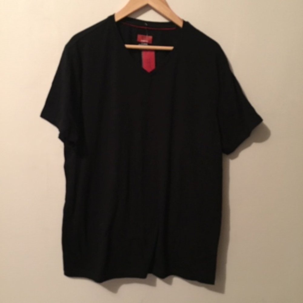 Alfani V-Neck Black T-Shirt for Men Size XL